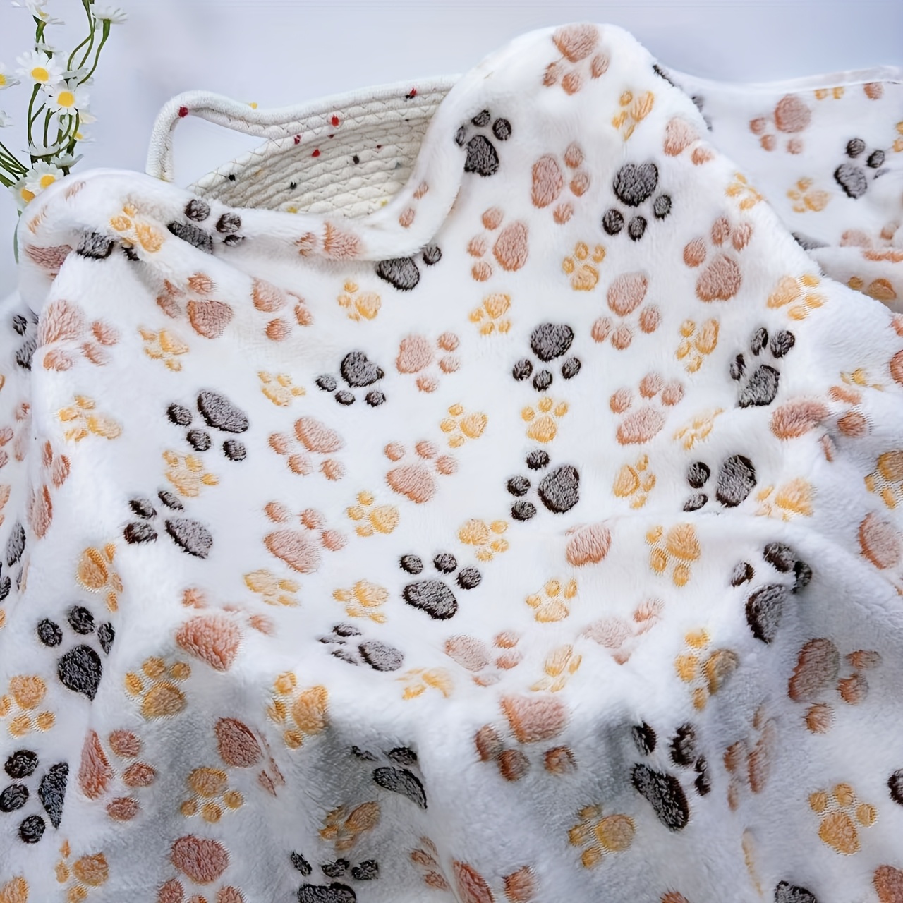 TEMU 1pc Pet Blanket, Pet Bed Protector - Machine Washable,