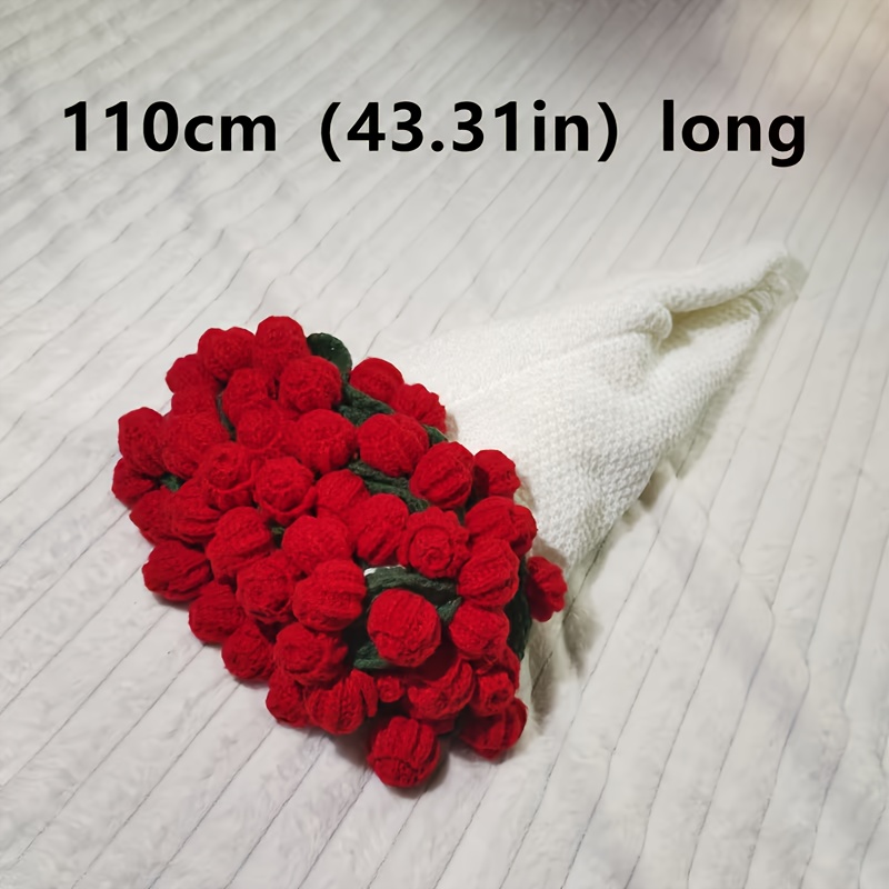 TEMU 1pc Couverture Saint-Valentin avec Bordure Florale 3D, Plaid Doux en Peluche & Tapis de -, Fleurs Brodées pour Romantiques Intérieur Extérieur,