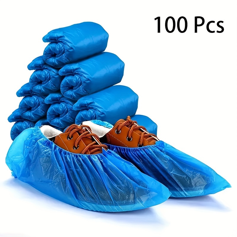 100pcs Cubrezapatos Desechables Cubiertas Botas Desechables - Temu Chile