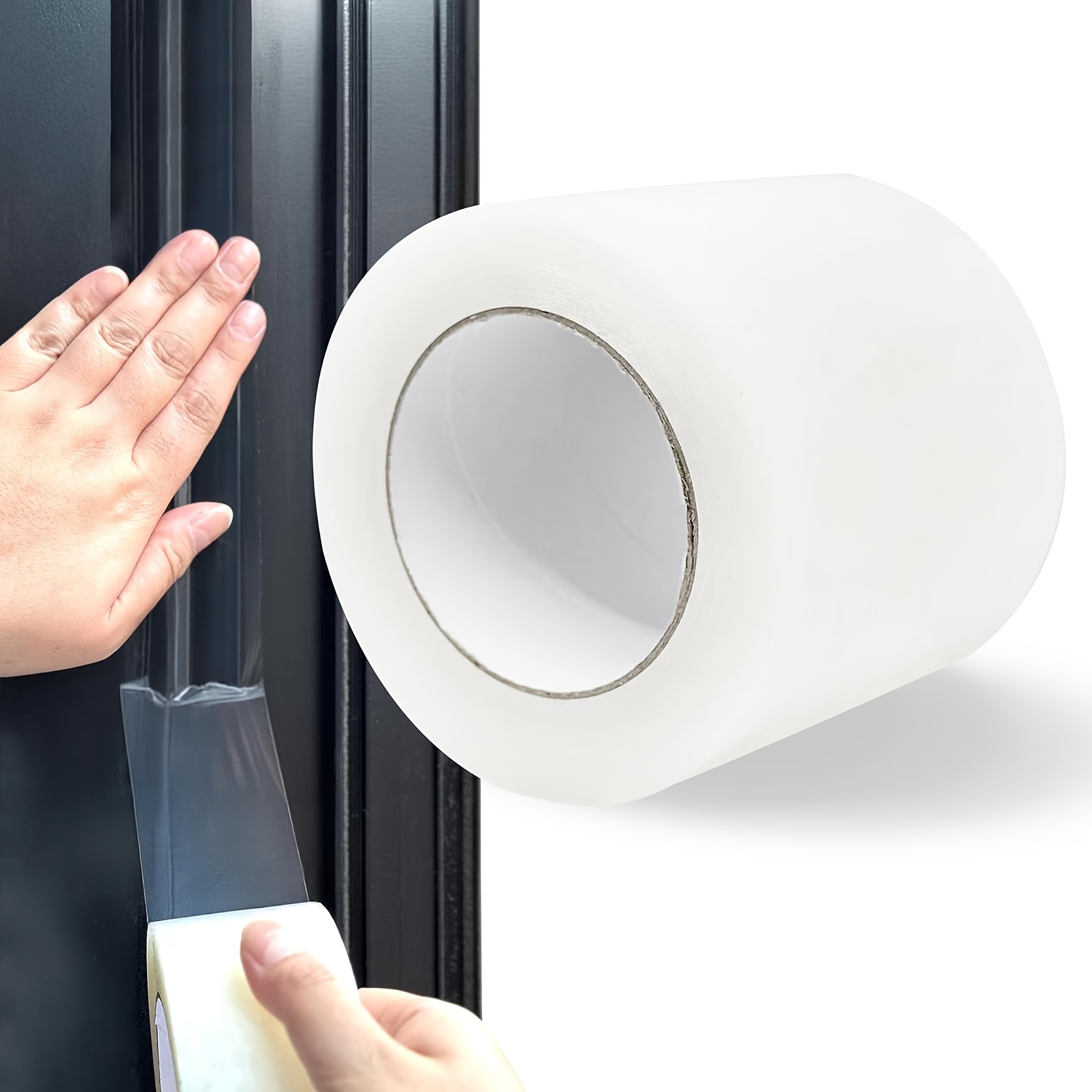 Image of Sealing Tape For Windows, Measuring 2 Inches By 30 Yards (50mm X 27.4m), Designed To Prevent Drafts Without Leaving Any Residue