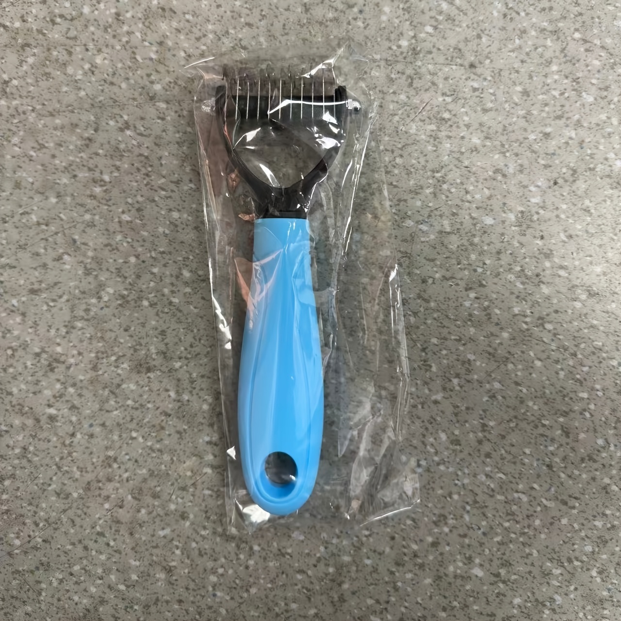 TEMU Peigne de toilettage portable pour animaux de compagnie, brosse démêlante pour chiens, outil d'épilation, peigne universel pour animaux de