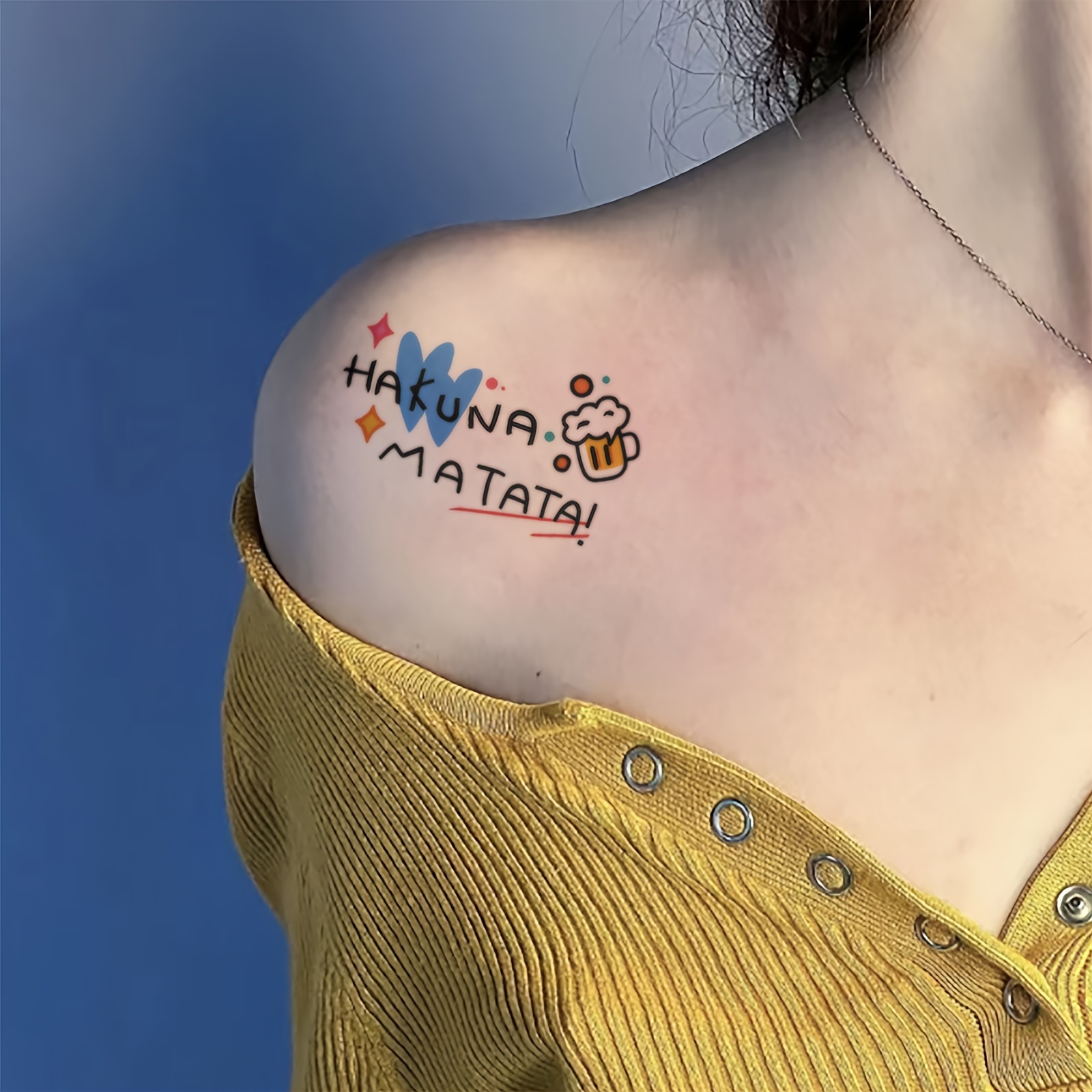 Y2k Aesthetic Temporary Tattoos Cute Temu