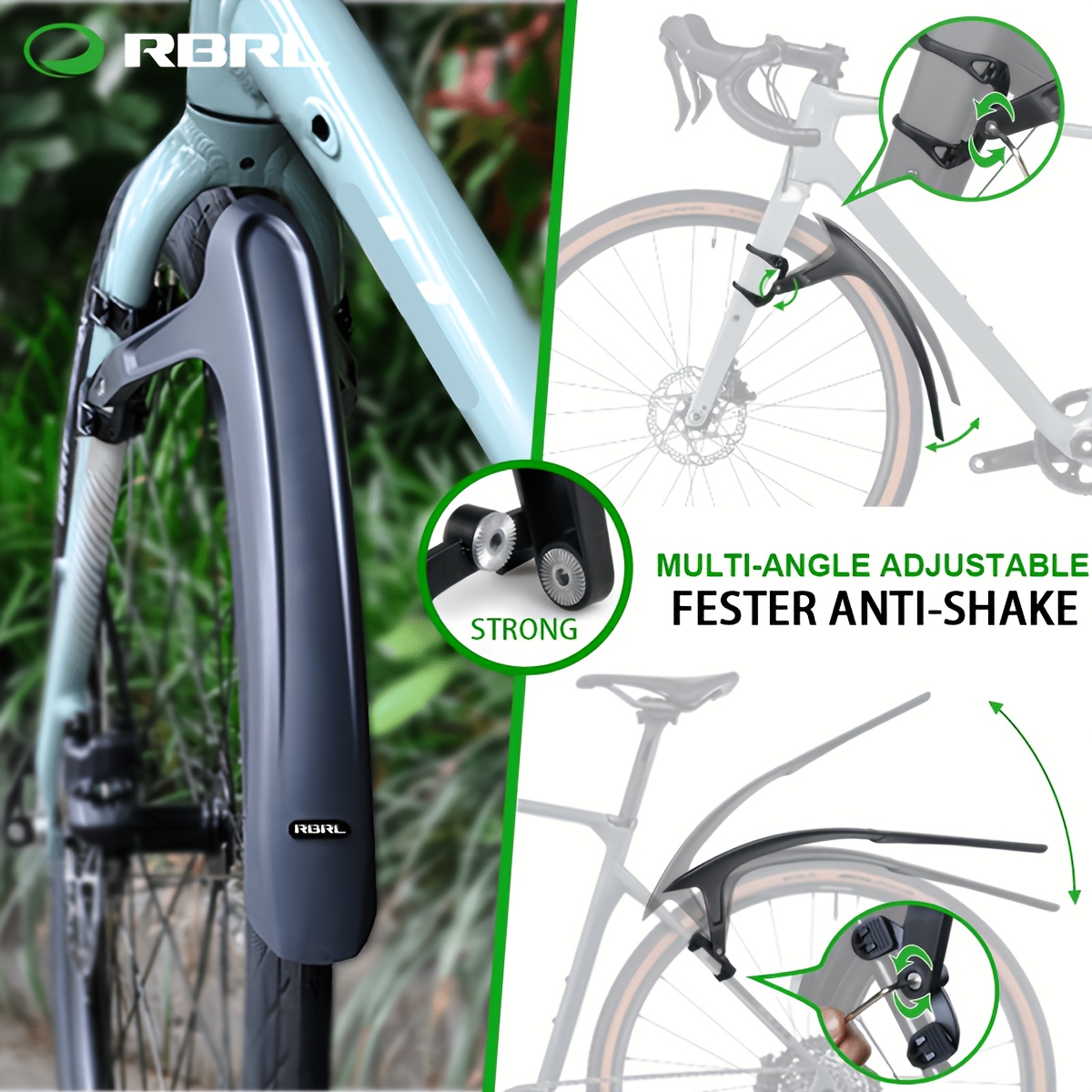 gravel bike fender 700c mudguard flat handled road - Temu