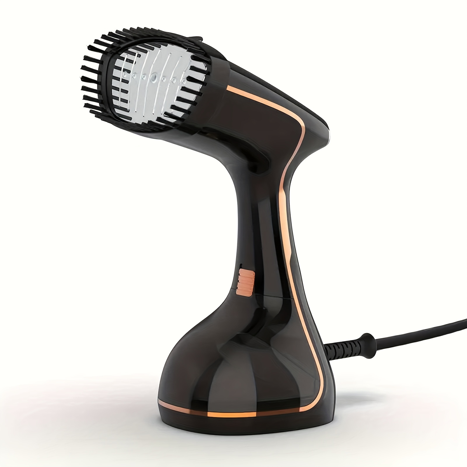 Image of Portable Handheld Garment Steamer For Clothes, -up, Lightweight, Compact, For Wrinkles, Suitable For Shirts, Dresses, Pants, Curtains, Home & Travel Use, Quick Quiet Efficient (white/black)