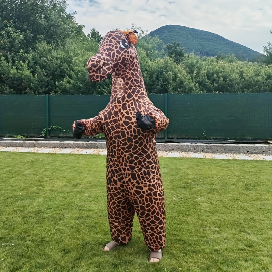 Halloween Vestito Da Giraffa Set Costume Gonfiabile Unisex