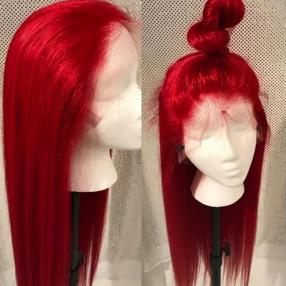 red wig sold on Temu United States