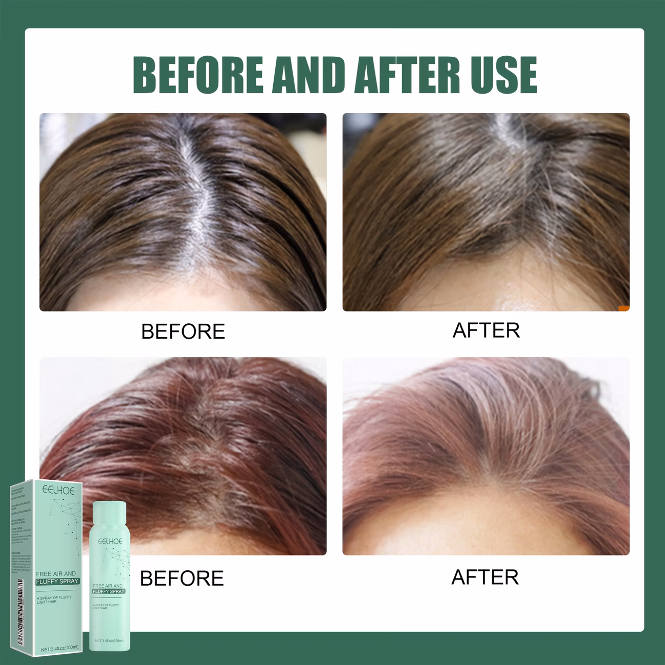 rinse spray 3 second volumizing hair instant dry shampoo instant effect oil control and volume and convenient no on scalp hair easy hair care gift 100ml Product details 2