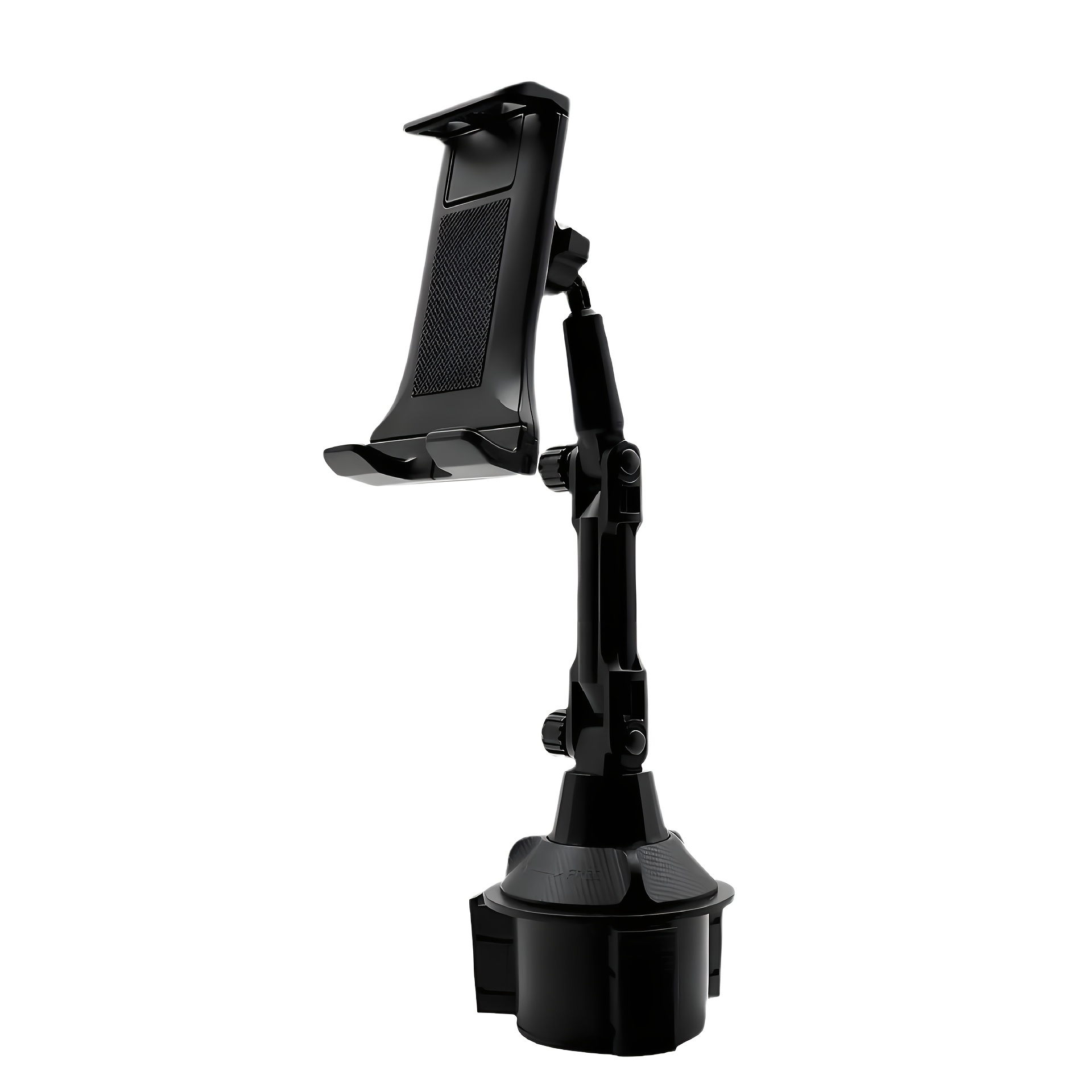 TEMU Foldable Multi-angle Adjustable Car Cup Holder & Phone/tablet Mount Bracket With Abs Base, Foldable Suitable For Center Console, For Navigation,