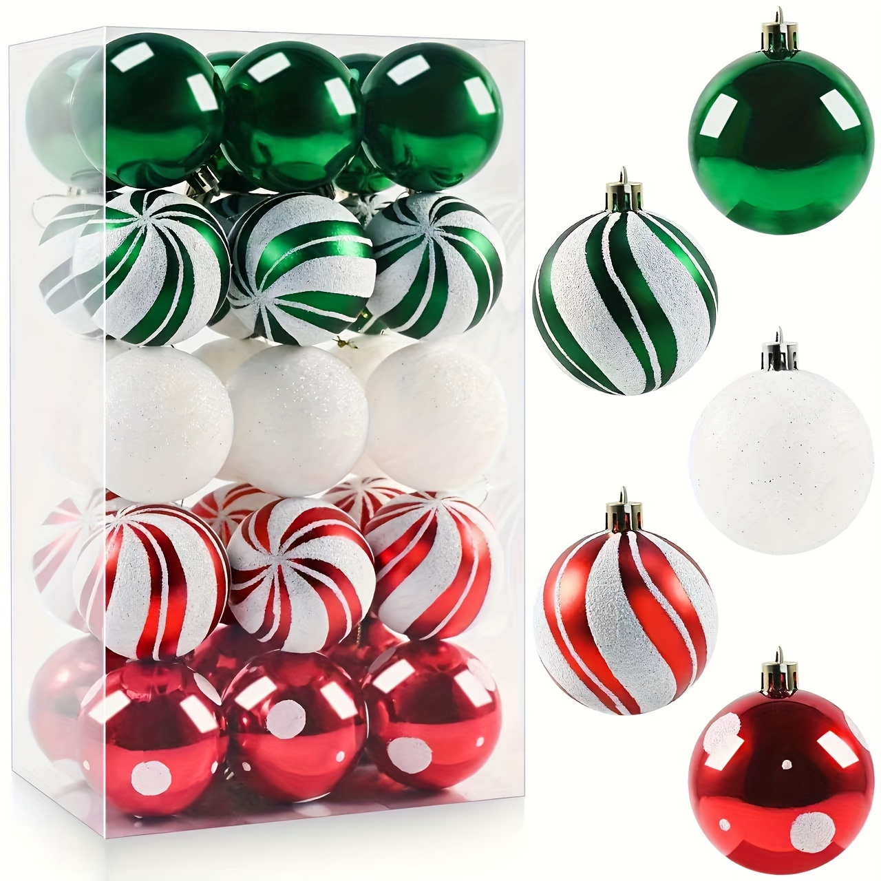 

Jolly Christmas Balls: 30 Vibrant Ornaments For Your Festive Tree Or Window Display