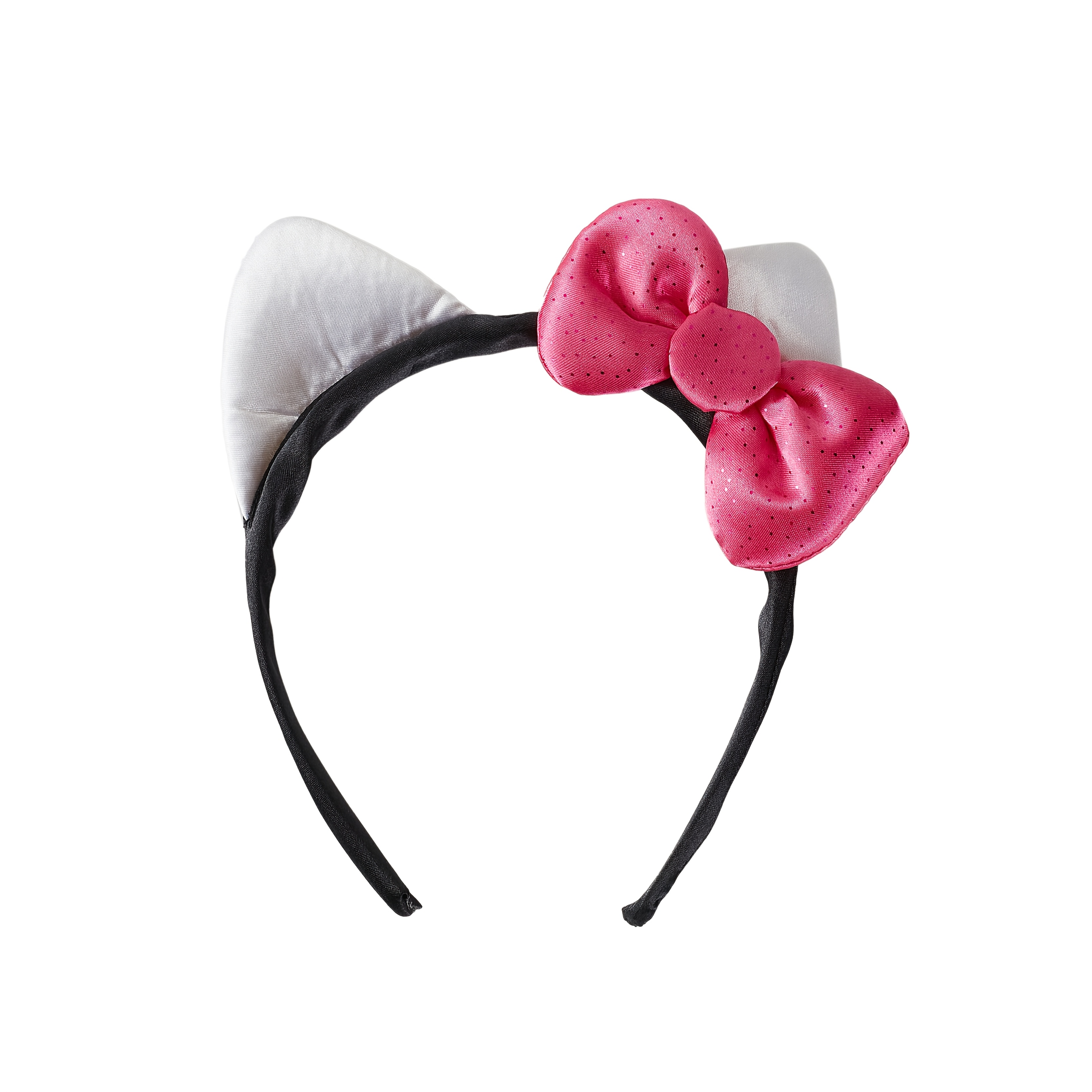 E-shop Halloween-Katzenkopfband in Rosa – Süßes Kostüm für Feiertagspartys – Katzenohren-Kopfschmuck für Weihnachten – Kleidungs-Requisiten für