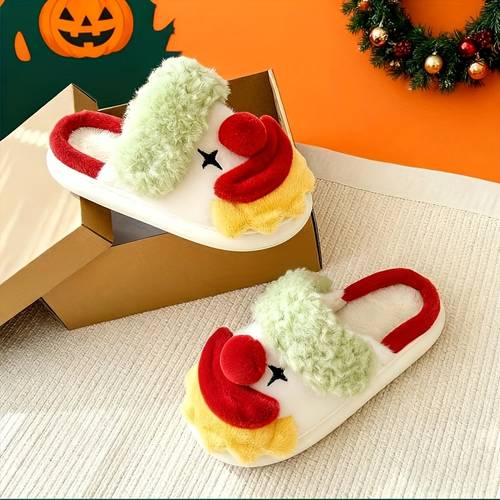 6 sizes halloween clown slippers indoor casual footwear category for halloween family interaction party home preparation scenes non slip and and comfortable quirky cross border holiday