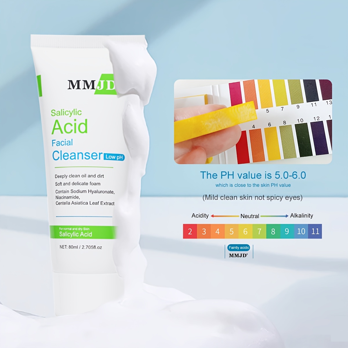 1pc salicylic acid deep cleansing cleanser 80ml 2 705fl