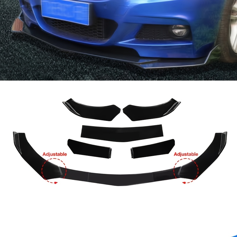 TEMU Abs Front Bumper Lip Body Kit Spoiler Chin Protector Cover For Car()