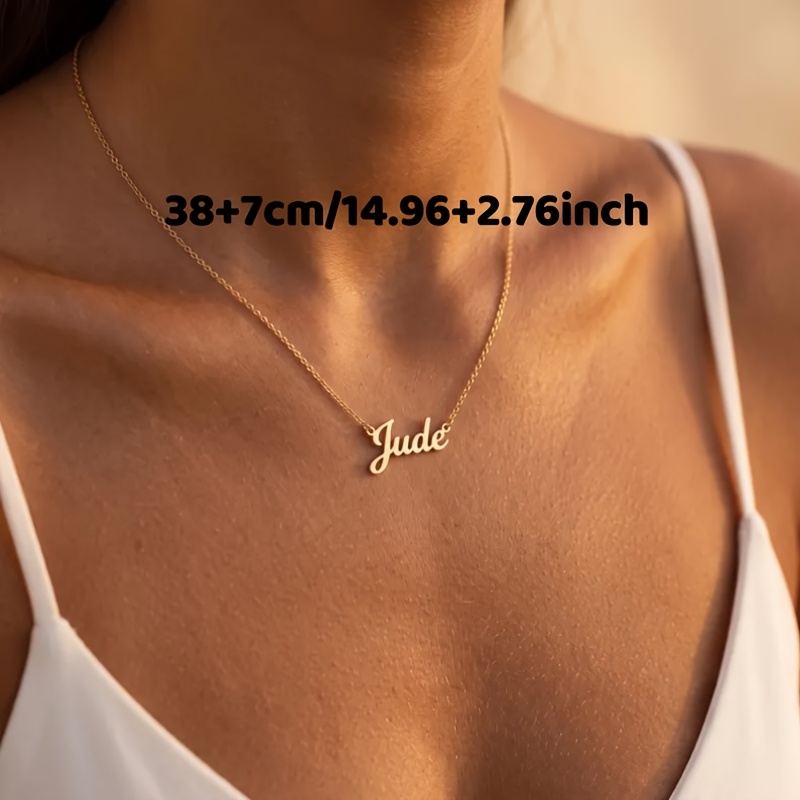 Custom Minimalist Name Necklace, Personalized Jewelry Gift