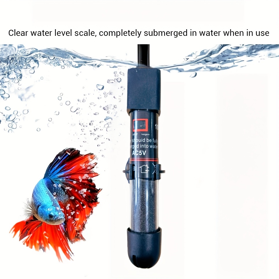 Image of Fish Tank Aquarium Heating Rod Glass Automatic Thermostat Rod Aquatic Aquariums Accessories Tank Water Heat