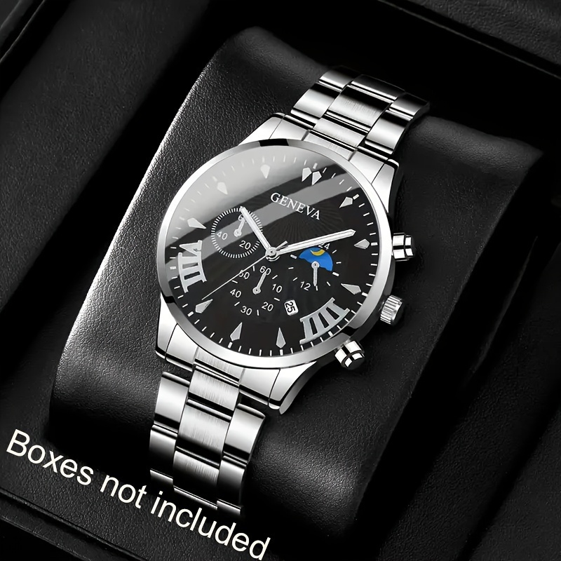 

Men's Business Leisure Quartz Watch Luxury Fashion Date Dial Analog Male's Wrist Watch For Daily Life