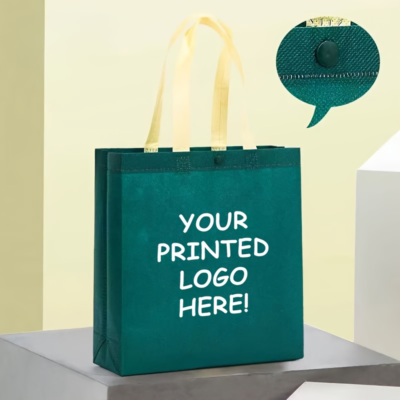 23pcs Customizable Reusable Handbags, Large Capacity Tote Bags