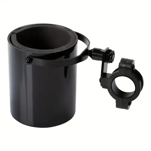 Motorcycle Handlebar Cup Holder W/ Mesh Basket Drink Mount for Harley Black Motorcycle Handlebar Cup Holder W/ Mesh Basket Drink Mount for Harley Black