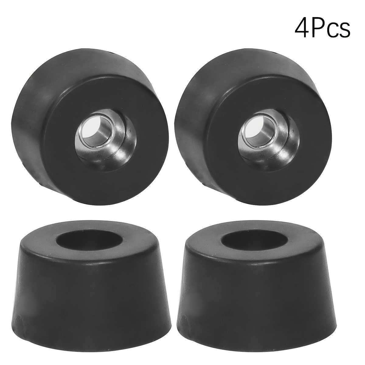 Image of 4pcs, A Pack Of 4 Rubber Foot Pads 192310gs Air Compressor Isolator Pads, Used As Replacement Rubber Isolator Feet For Many Compressors, Generators, High-pressure Cleaners, And Speaker Enclosures