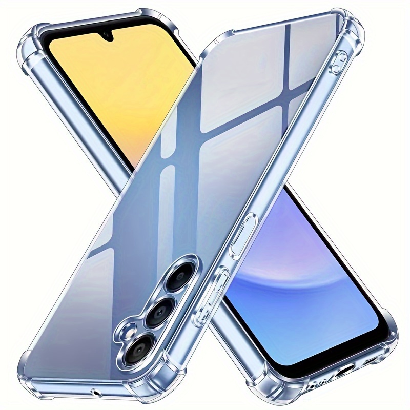 

A15 5g/a25 5g A35 A55 A05s Four-corner Shockproof Tpu Transparent Mobile Phone Case