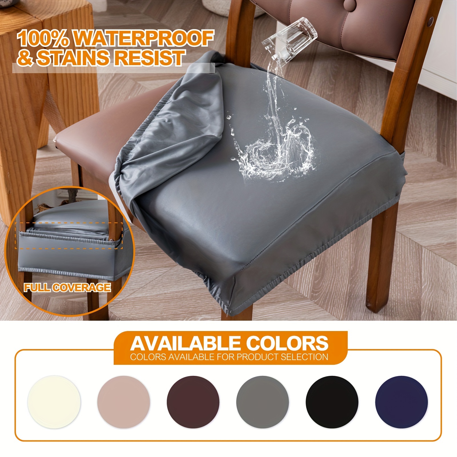 

2/4pcs 100% Pu , Dining Covers, Puleather And Oilproof Dining Dining