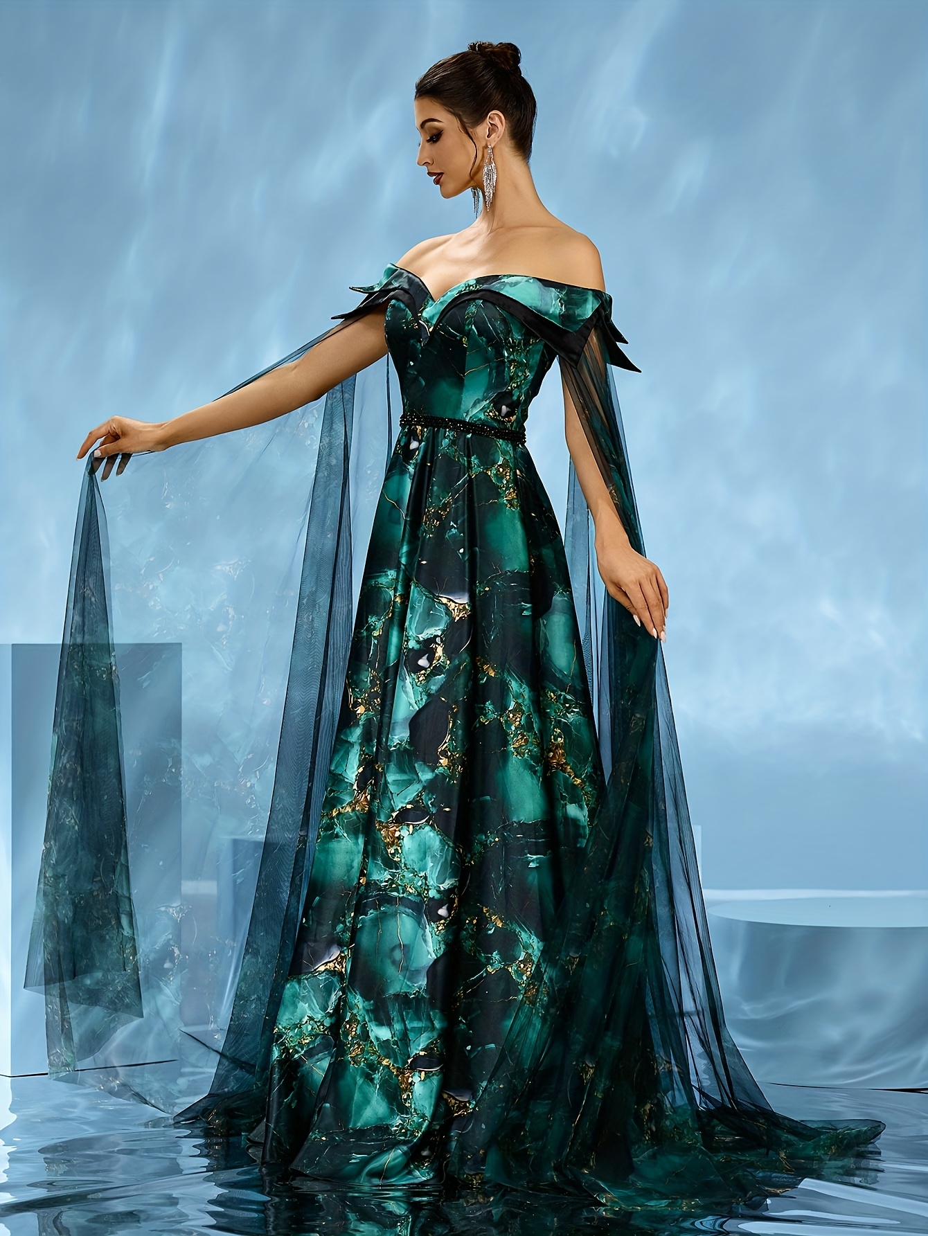 sachin and babi light blue dress long evening gowns for women sold on Temu United States