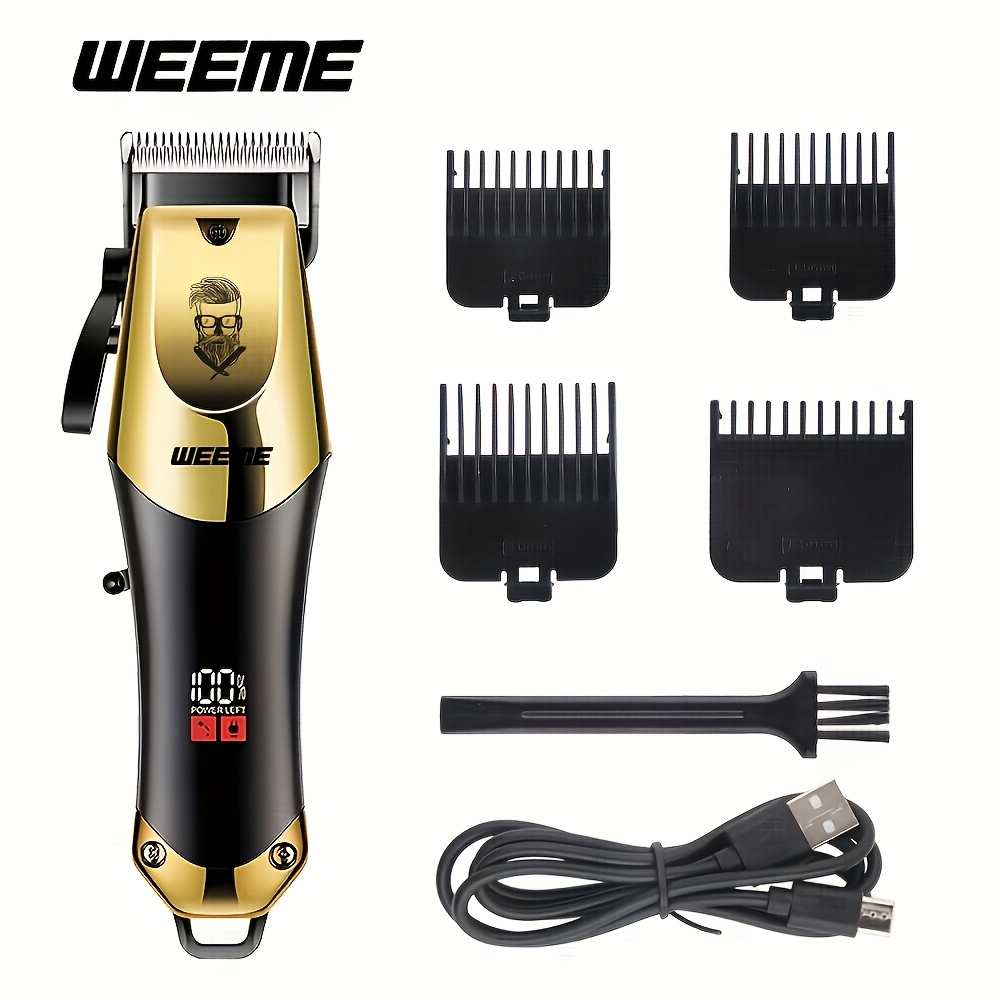 E-shop WEEME 1 oder 4 Herrenpflege-sets mit Rasierer, Nasen- und Ohrentrimmer, Bartschneider und einem vollständigen Set an Haarschneideerweiterungen,