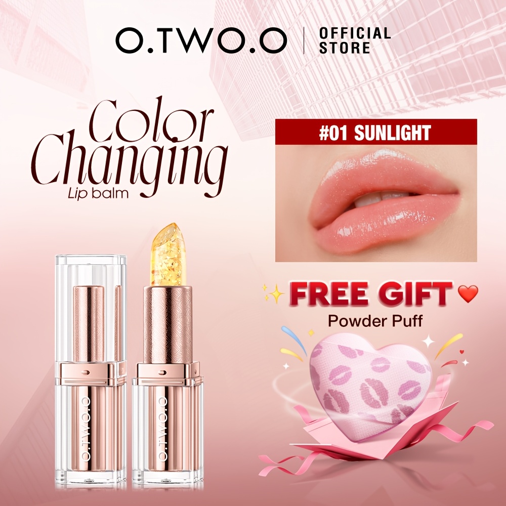 O.TWO.O Tinted Lip Balm 3.3g – Color-Changing, Waterproof, Hydrating 3-in-1