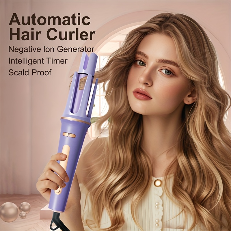 

Automatic Hair Curler, A New To Create Hair Lightweight And Portable One-button Automatic Hair Curler With Display - Suitable For Styling And Hair Care 9 Level Intelligent Adjustment