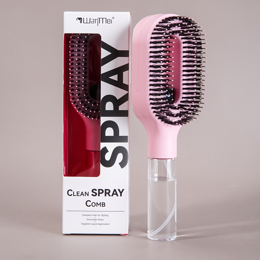 E-shop WANMEI 2-in-1 Haarbürste - Innovatives Haarspray- und Bürstengerät für nasses und trockenes Haarstyling - Anti-Quasten-Borsten, praktischer