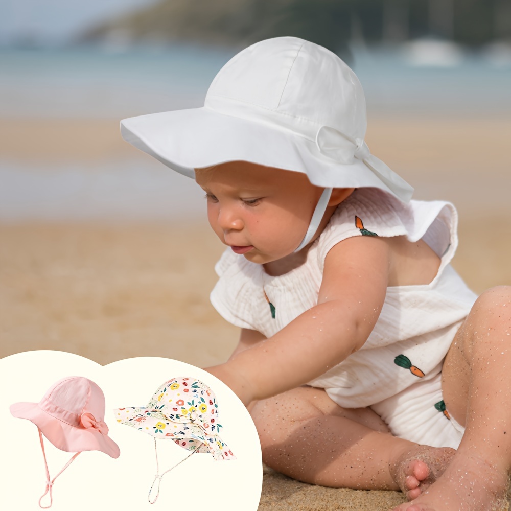 Toddler Girl Wide Brim Hat - Temu