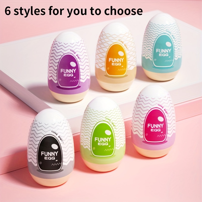 funny egg sex toy realistic mini egg cup soft tpe massager