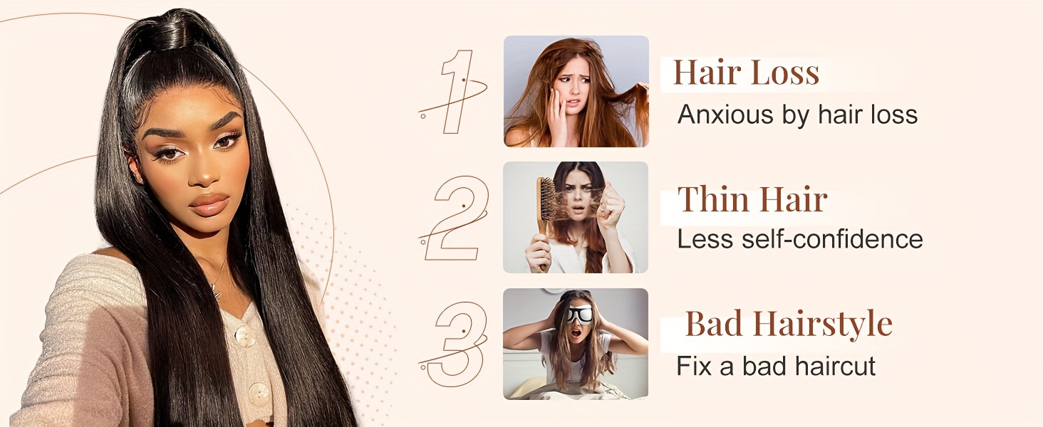 36inch long ponytail hair extensions 36 inch long straight drawstring ponytail synthetic   ponytail   in hair extensions ponytail womens daily wear   wear halloween christmas details 2