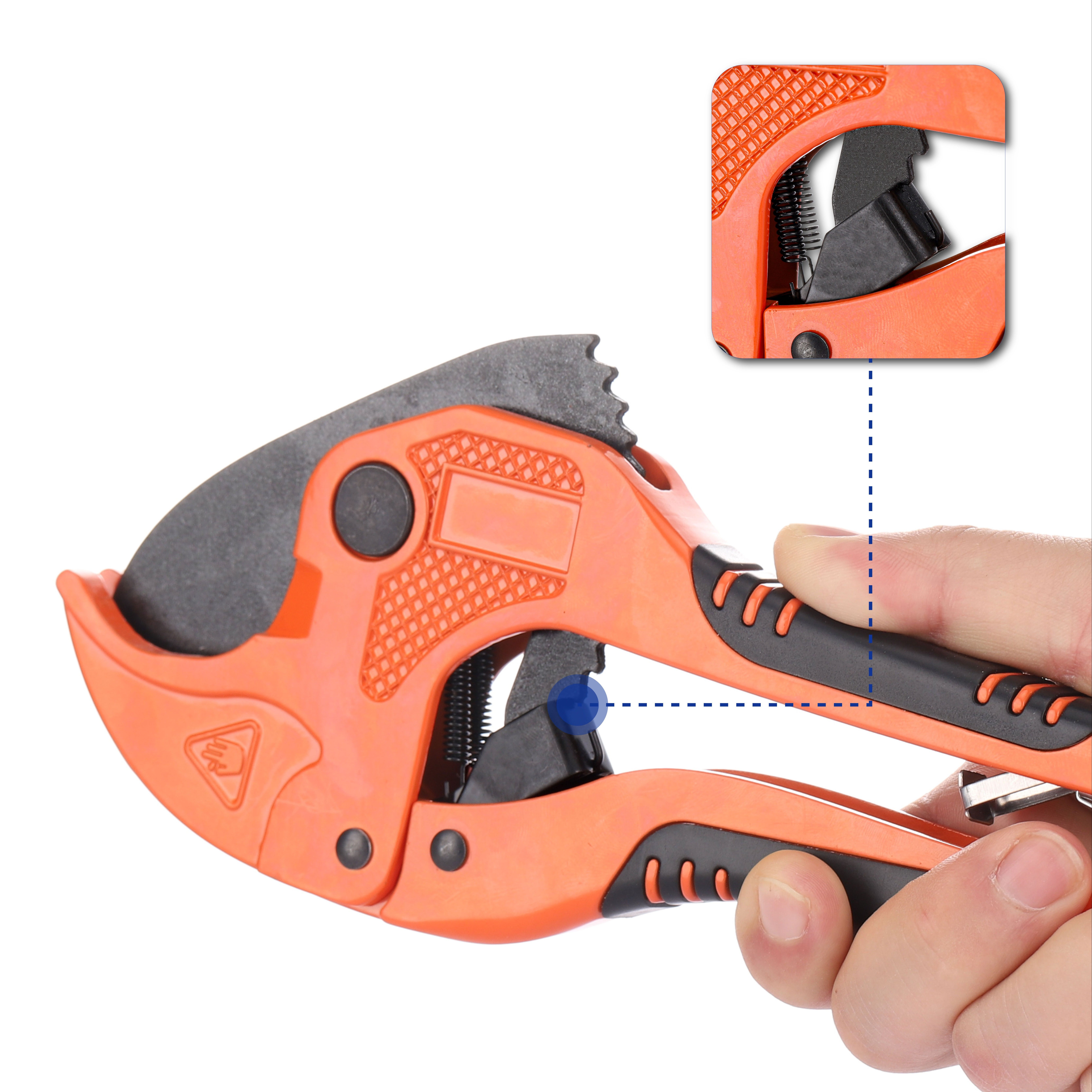 Tagliatubi A Cricchetto Per PVC Fino 42mm - Lama Sostituibile, Per Tubi PPR, PEX, Idraulica - Foto 12