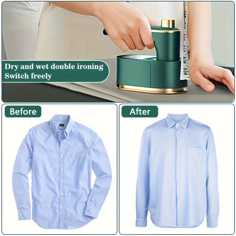 mini portable folding steam iron 180 rotating steamer for clothes fast heating handheld quick wrinkle compact handheld steam iron for travel college dorm back to school apartment home office Product details 0