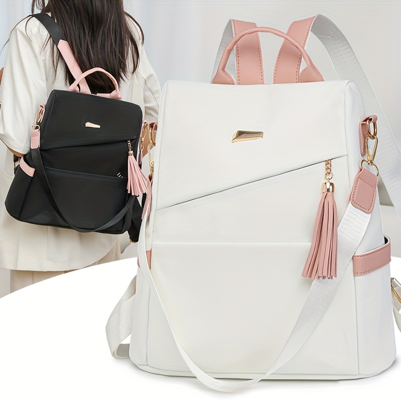 Tassel Shoulder Backpack For Women CLUCI Backpack Purse For  display picture 3