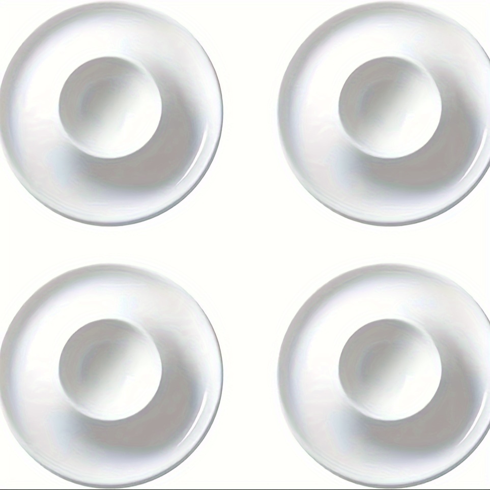 

Plastic Egg Cup Holder - White Egg Dish For Breakfast - Suitable For Food Contact