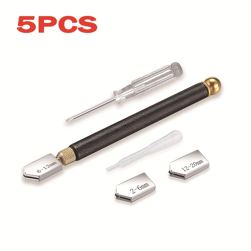 glass cutter set multifunctional marble tile roller cutter head black diamond 5pcs set
