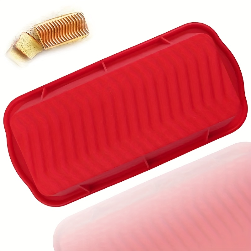 Food-grade Silicone Baking For Cakes, Toast & - Rectangular With Handles, 220°c Heat, Diy Home Baking & Professional Use, Silicone Molds For Baking, Foodgrade Material