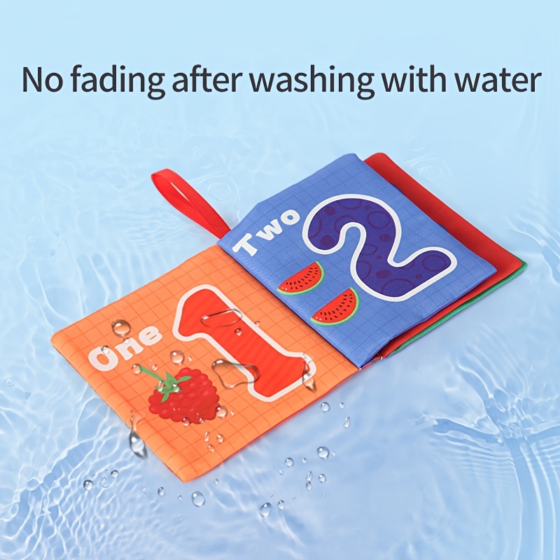 Washable Tear-Resistant Cloth Book, Infant Sensory Toy