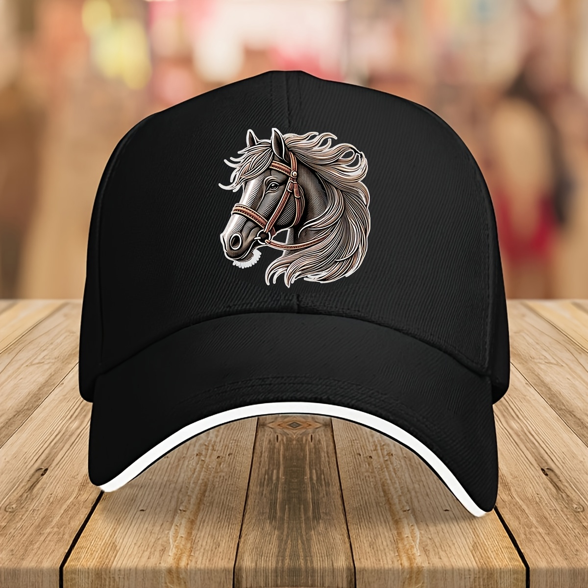 TEMU A Vintage-style Baseball Cap With A , Lightweight, , And Hand-washed Or Dry-cleaned, 24inch Baseball Cap