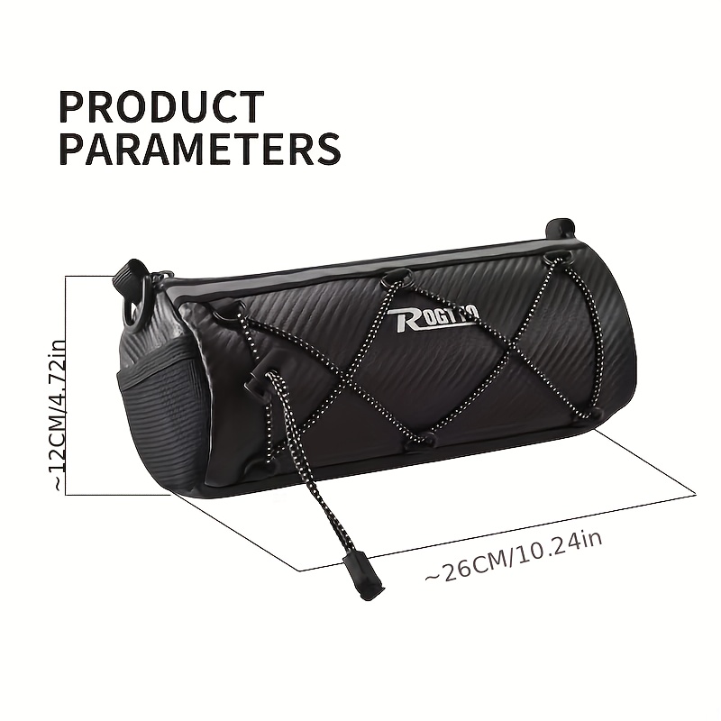 TEMU Motorcycle Bicycle Handlebar Bag, Bike Basket, Front Bag, Shoulder Bag, Waist Bag, Suitable For Sports Bikes, Motorcycle Tool Bag, Professional