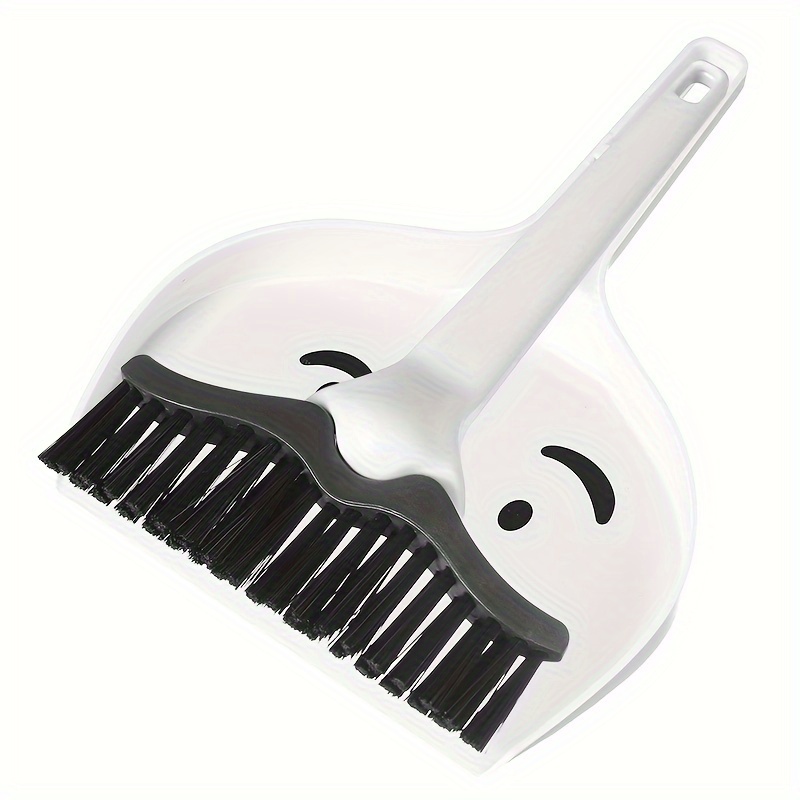 1 set mini desktop broom and dustpan set small broom two piece set keyboard cleaning brush Product details 7