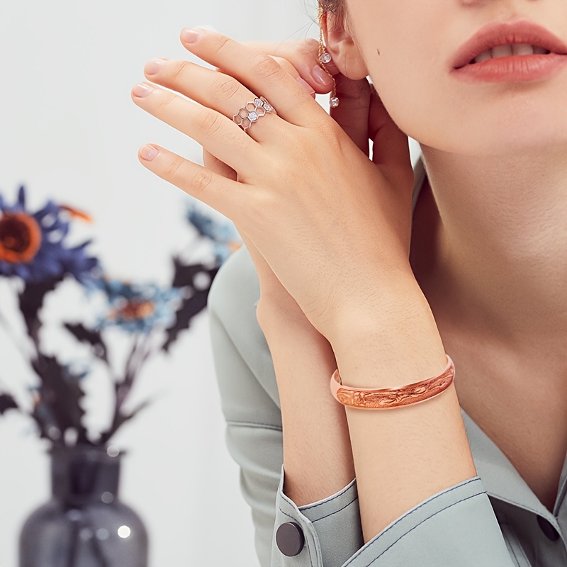 Magnetic Copper Bracelet with Strong Magnet, Ideal Gift
