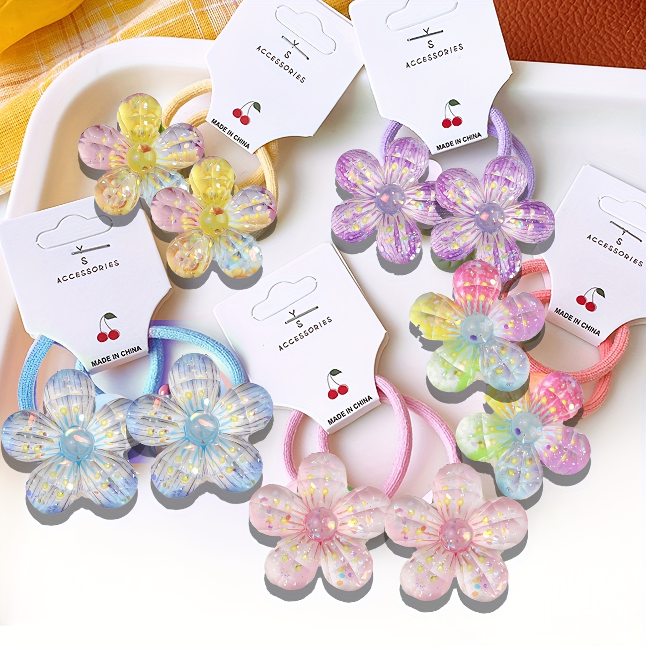 1 stck sonnenblume gnseblmchen kaktus haargummi, se haarbnder,  haaraccessoires fr mdchen | Schnelle & Sicher Zur Kasse Gehen | Temu