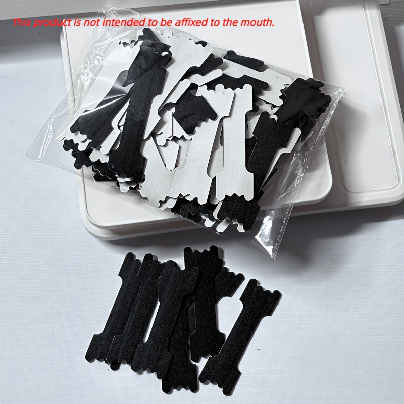 101pcs Black Sports Nose Patches, Physical Ventilation, Dilate Nasal Cavity, Comfortable And Non-Stuffy Nose