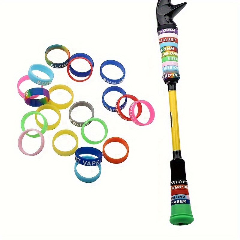 Bag Colorful Fishing Rod Ring Elastic Decorative Ring Non - Temu