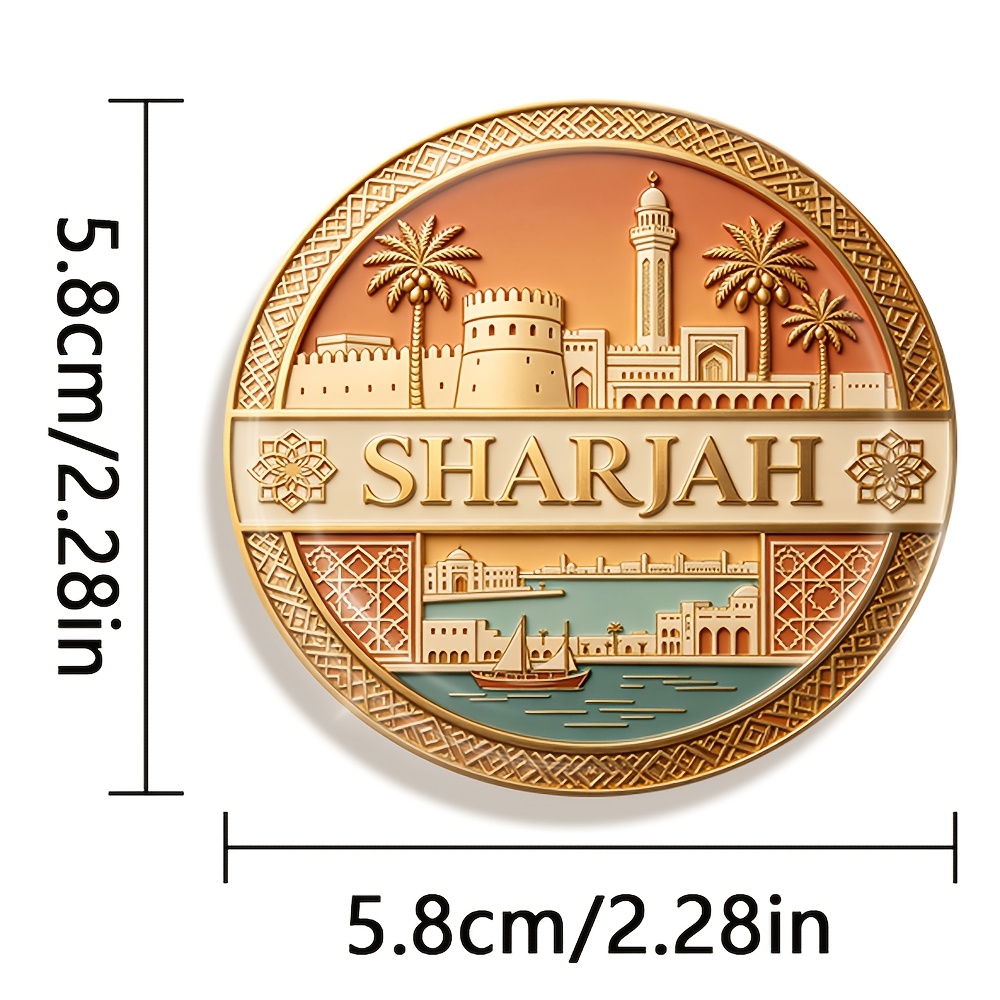 TEMU 1pc 2d Flat Durable Round Fridge Magnet, Suitable For Pasting On Refrigerators, Whiteboards, Crafts, Photos, Stickers, Postcards, Tools, Kitchen