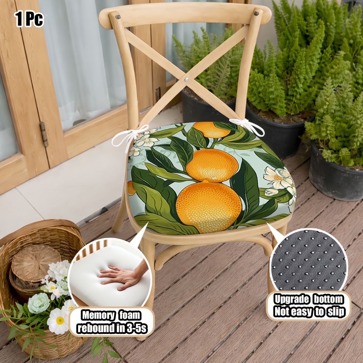 Furniture Cushions Kitchen Chair Cushions Back And Bottom Chair Pads: Buy Chair Cushions Online At Best Prices Home Centre