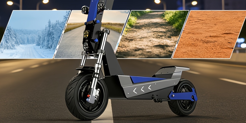 electric scooter brushless motor 35ah 11 inch tires   range of about 50 miles long   scooter 330lbs weight capacity suitable for urban commuting outdoor camping and     birthday gift Product details 8